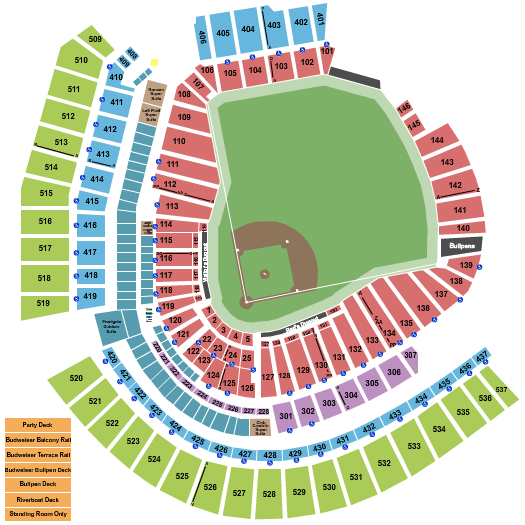 Great American Ball Park Reds Seating Chart